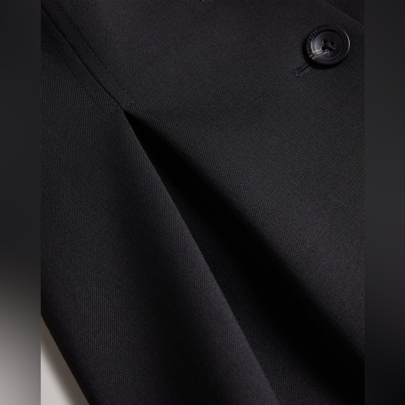 NWT Ted Baker Philiya Peplum Waist Suit Jacket Black - Picture 7 of 7